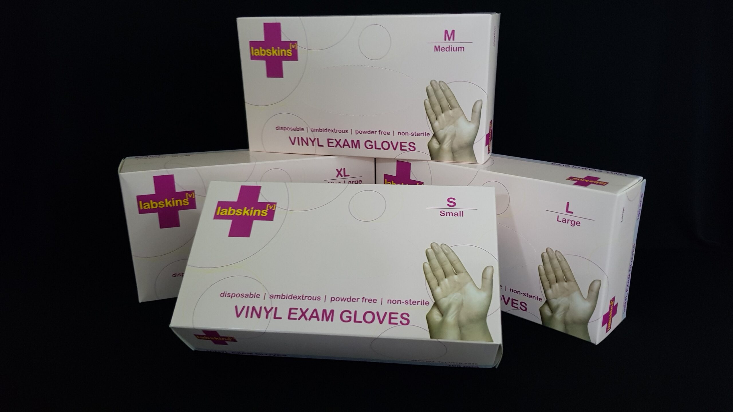 Labskins Disposable Vinyl Gloves