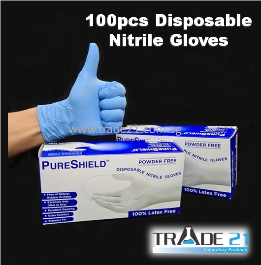 PureShield Disposable Nitrile Gloves (4mil)